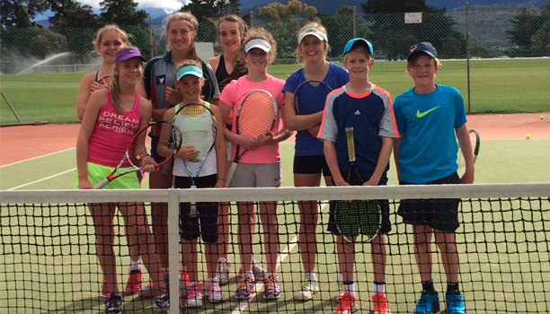 Hobart Tennis Academy players